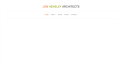 Desktop Screenshot of jonhensleyarchitects.com